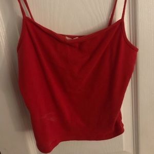 red crop top